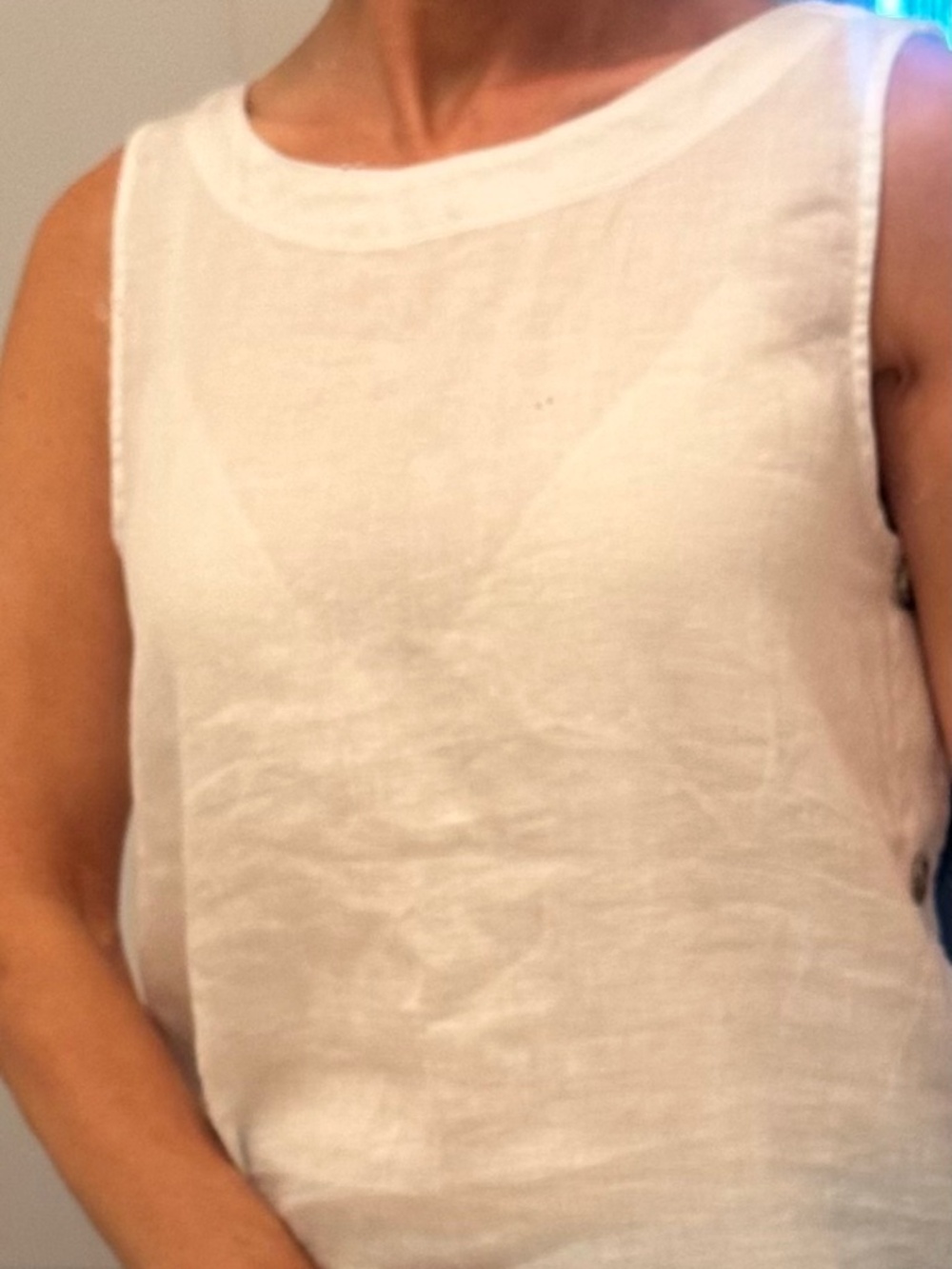 Brand New Marks & Spencer Pure Linen Tank Top Size S - Picture 2 of 10